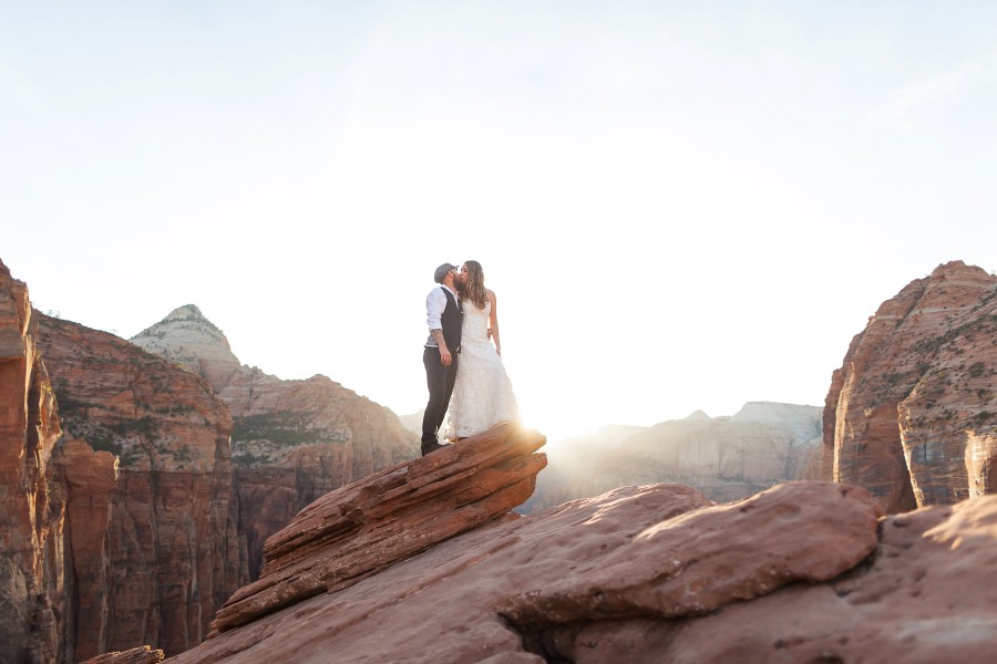 zion national park wedding photography