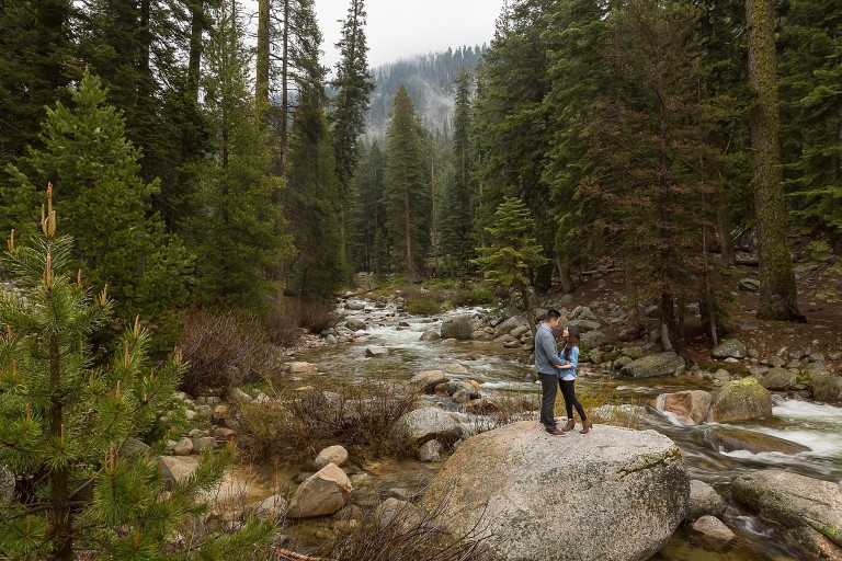 Trisha and Keith’s Mountain Engagement PhotoDate | Sequoia National Park Engagement