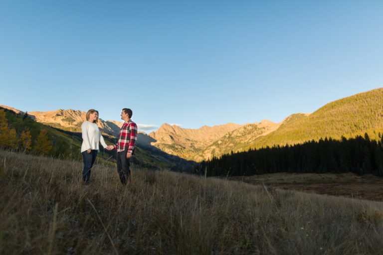 Lauren and Karsten’s Vail Fall Engagement | Piney Lake PhotoDate