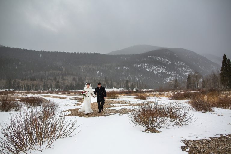 Kirsten and Kurt’s Marys Lake Lodge Winter Wedding | Estes Park Wedding Photography