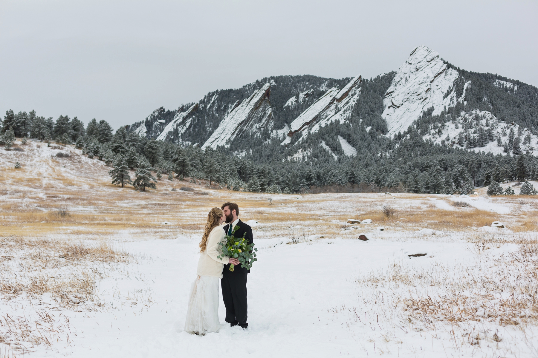 Boulder winter wedding