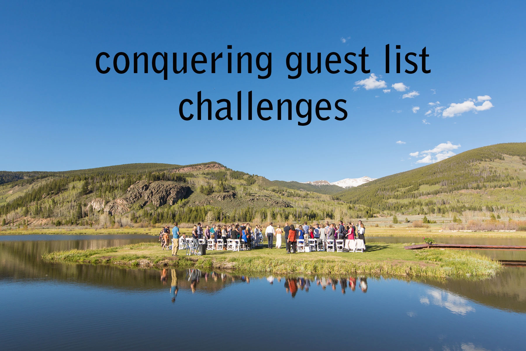wedding guest list challenges