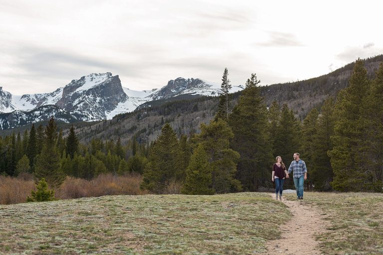 Jess and Ryan’s Romantic Rocky Mountain National Park Engagement