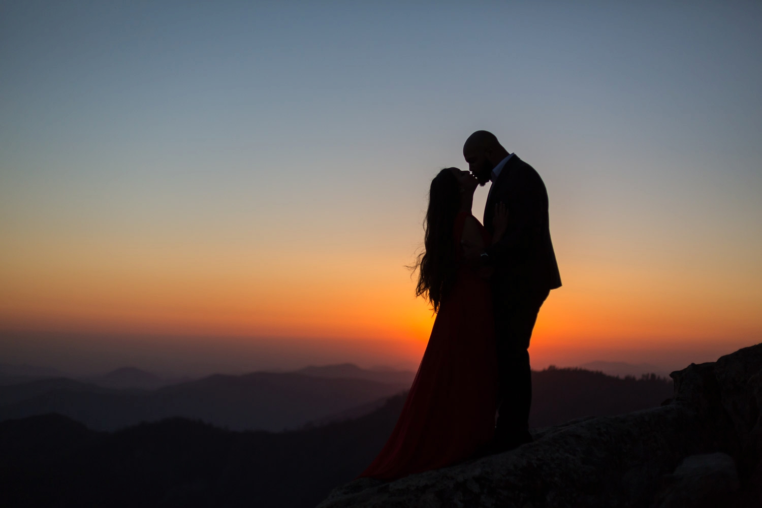 Romantic Sequoia National Park Engagement Photos