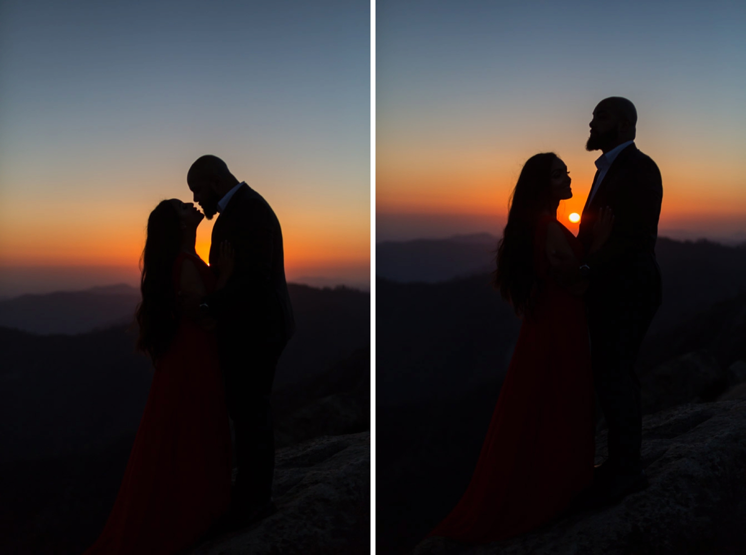 Romantic Sequoia Engagement Photography