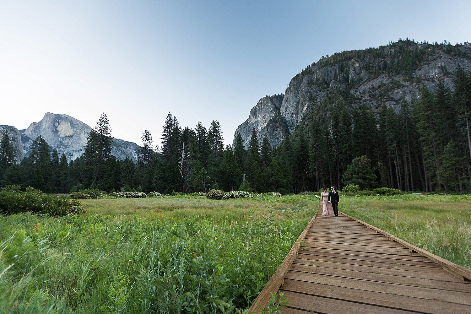 Yosemite Wedding Photographer half dome View