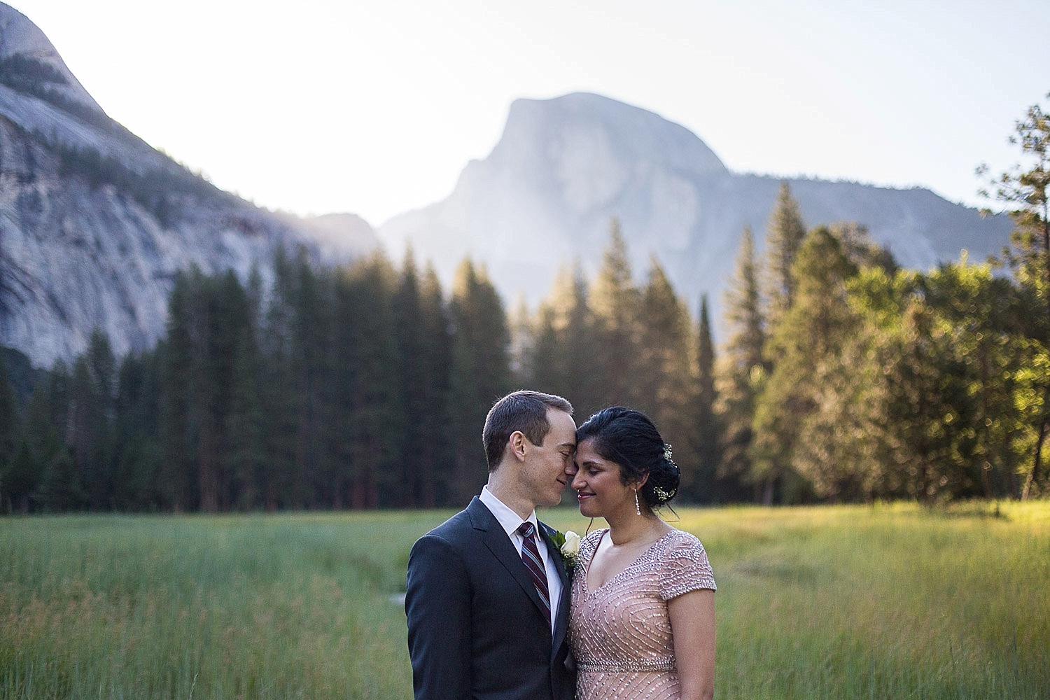 Yosemite Wedding Photographer half dome View
