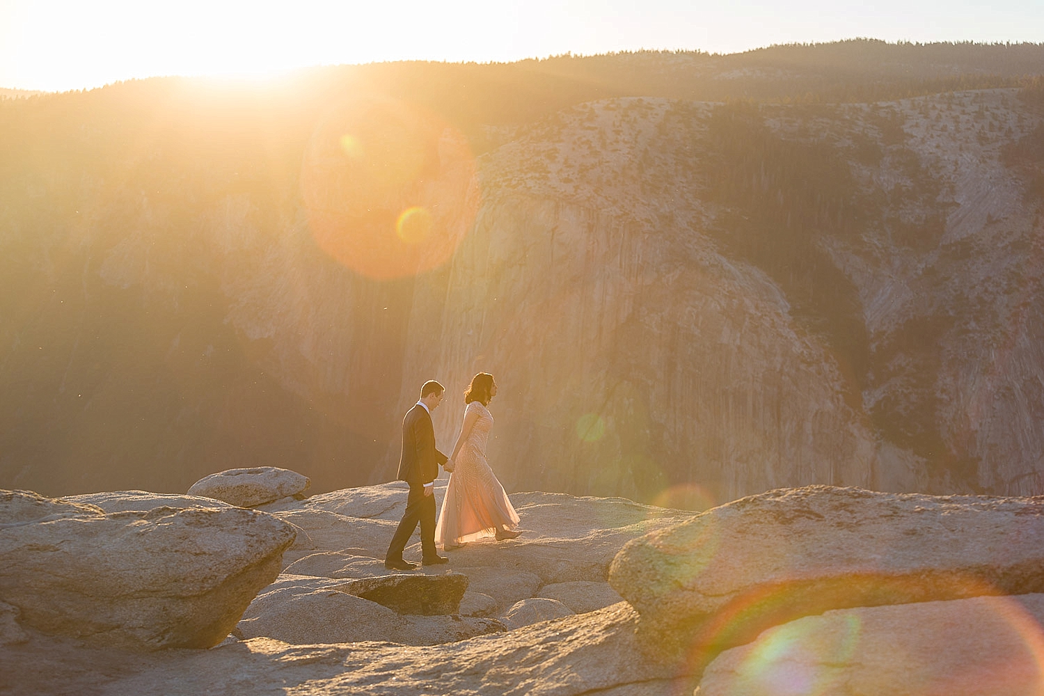 Taft Point Sunset Yosemite Wedding Photographer