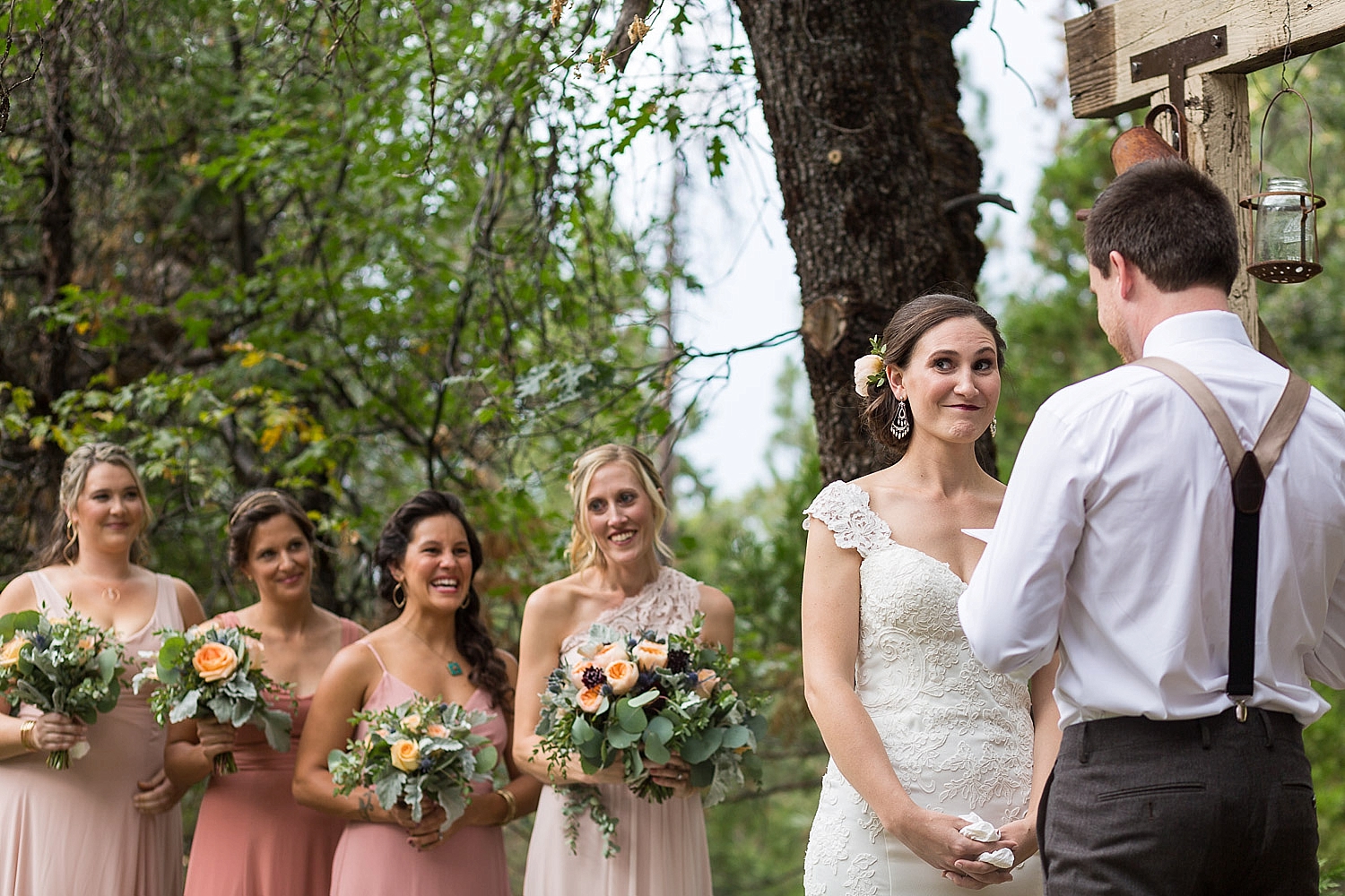 Yosemite Wedding Ceremony at Evergreen Lodge Wapama Site