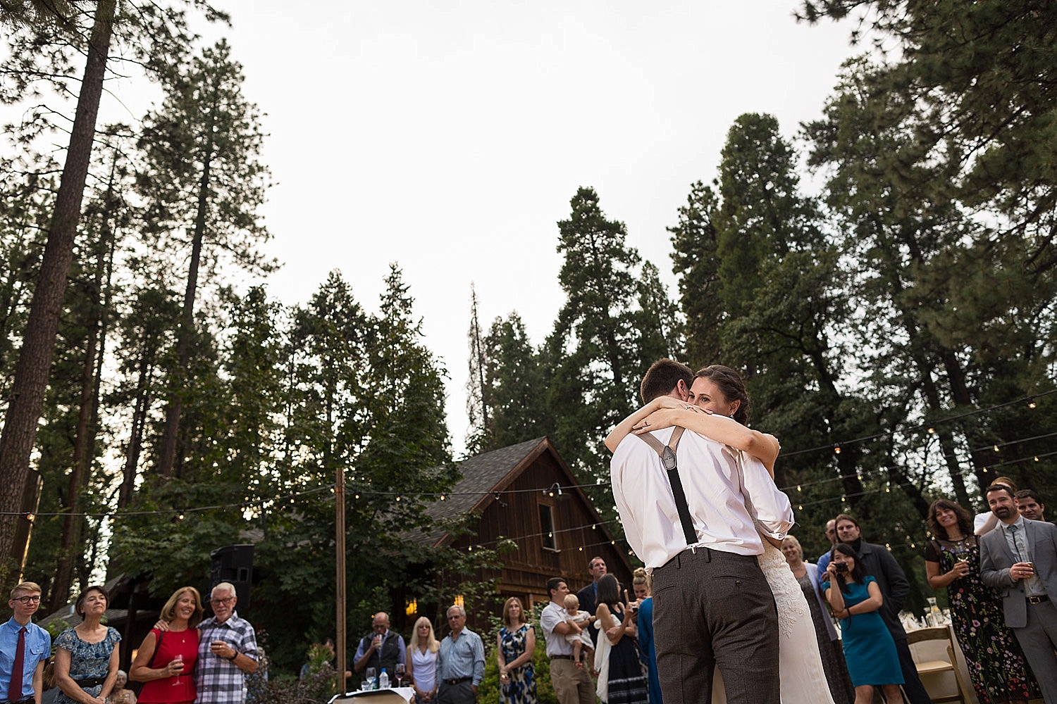 Yosemite Wedding at Evergreen Lodge First Dance