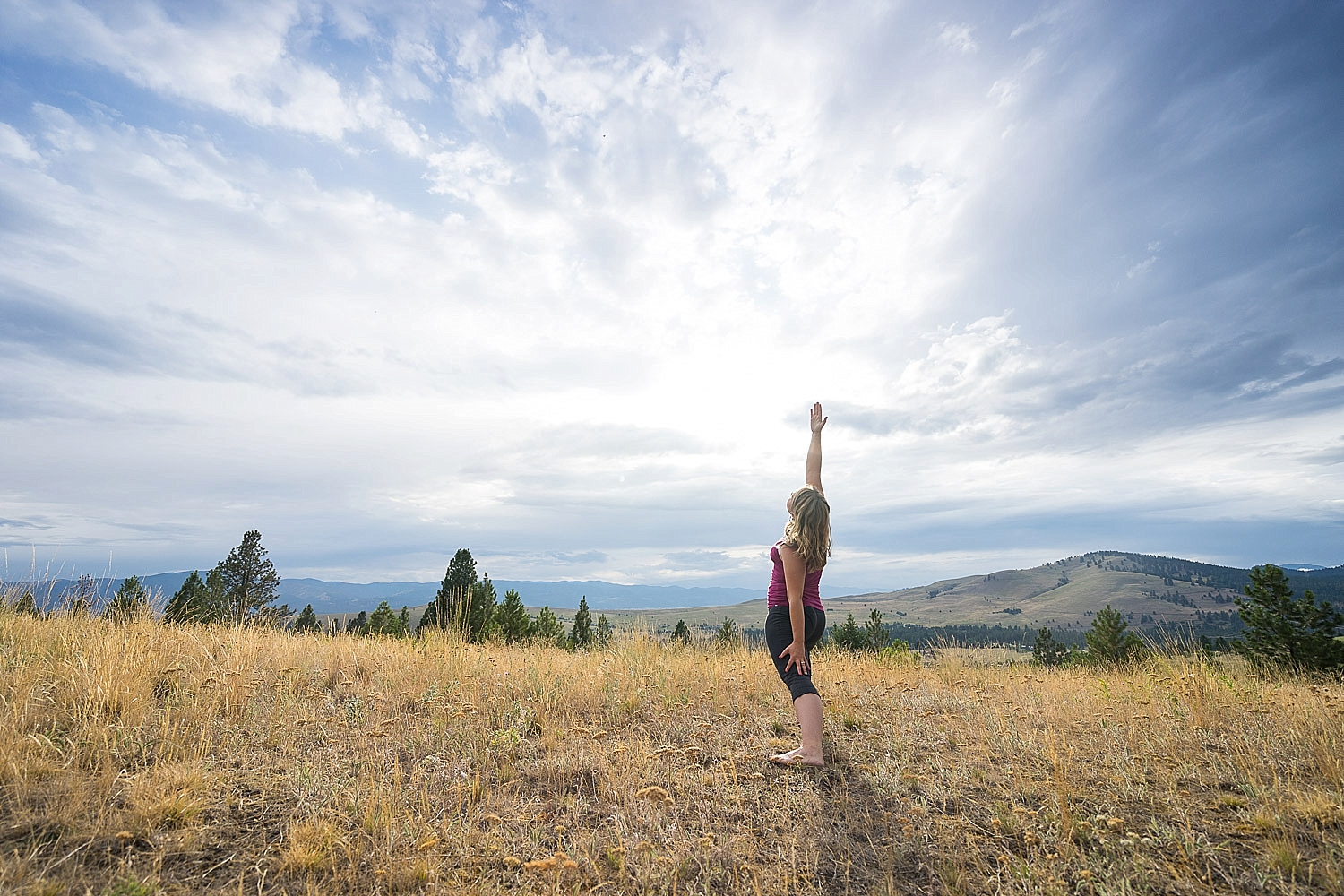 outdoor yoga montana