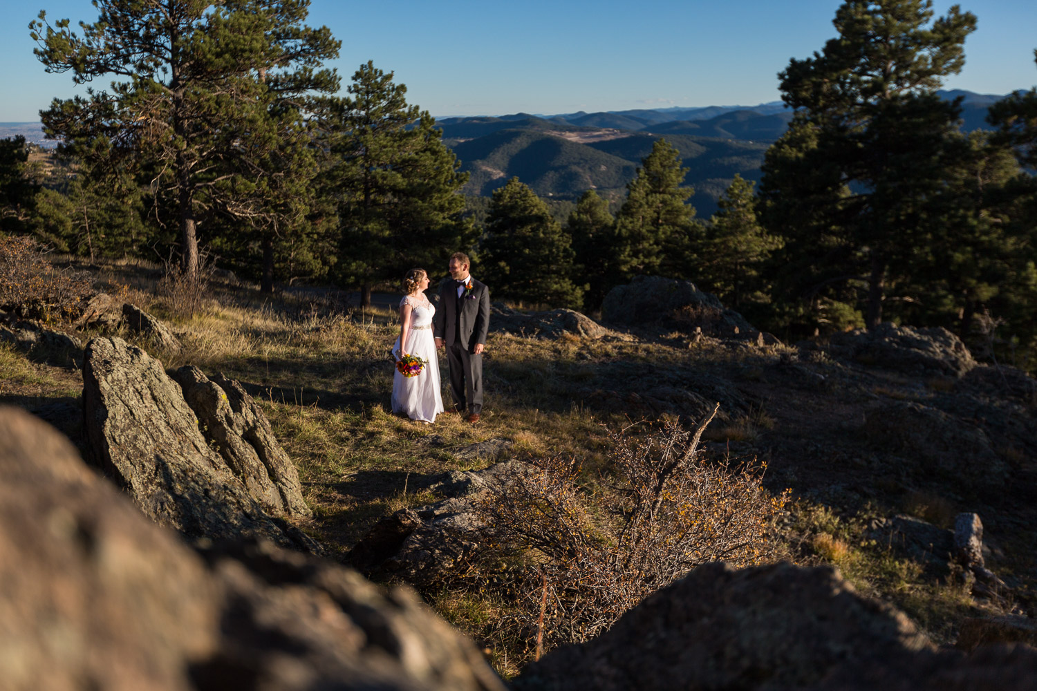 The Pines at Genesee Wedding Couple Portraits 