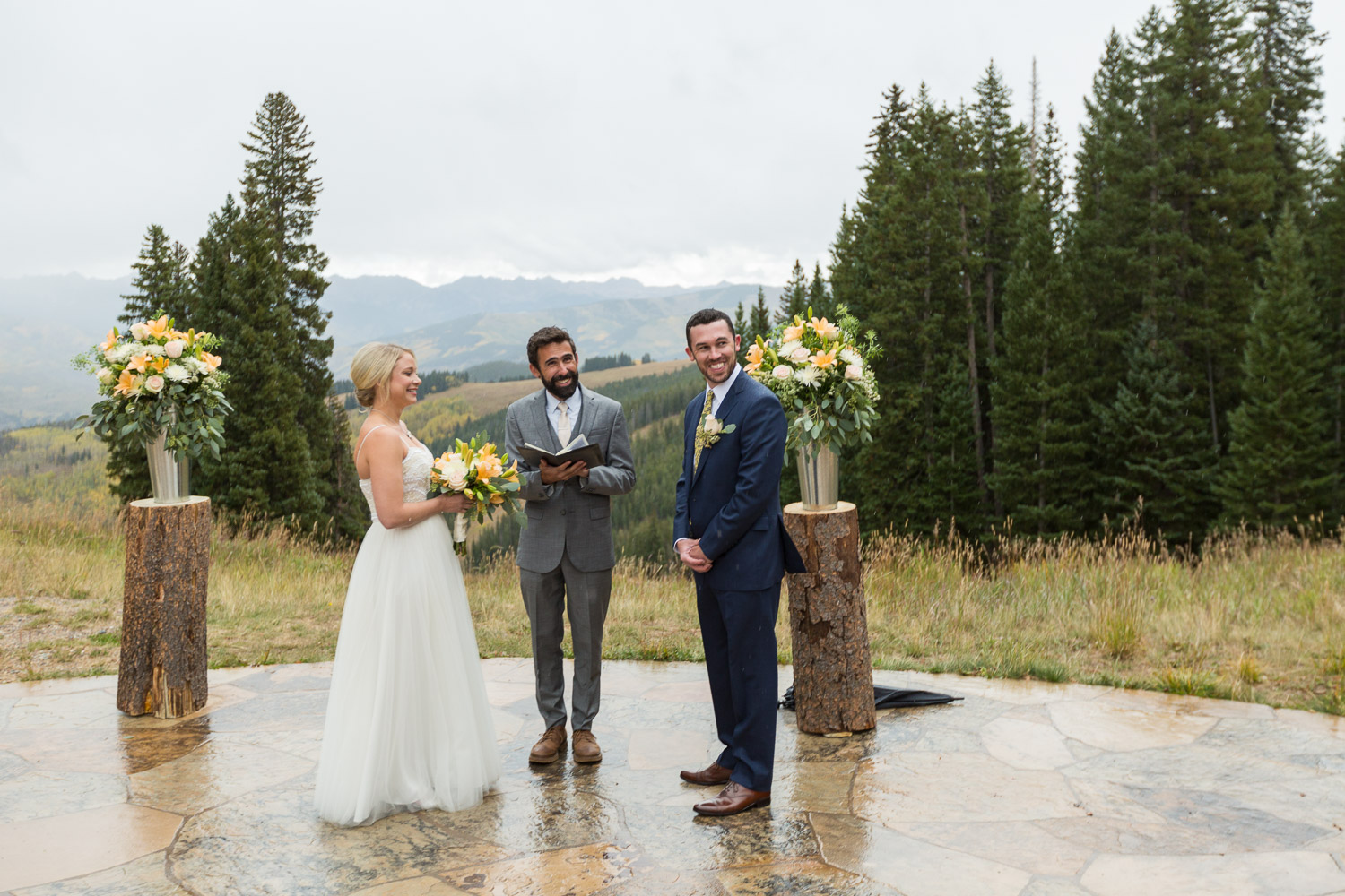 Beaver Creek Wedding Deck Ceremony