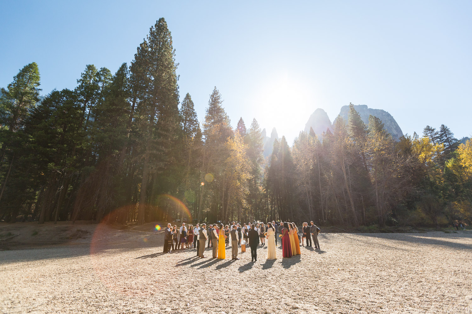 Cathedral Beach Yosemite Wedding