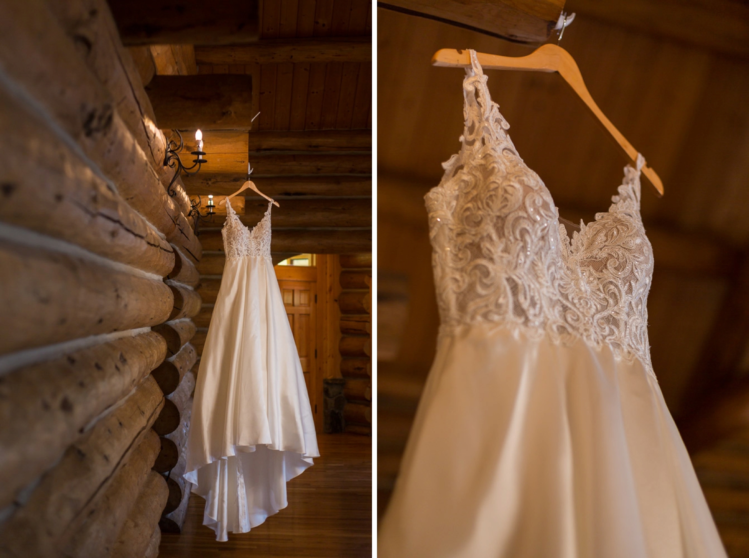 evergreen lake house wedding dress