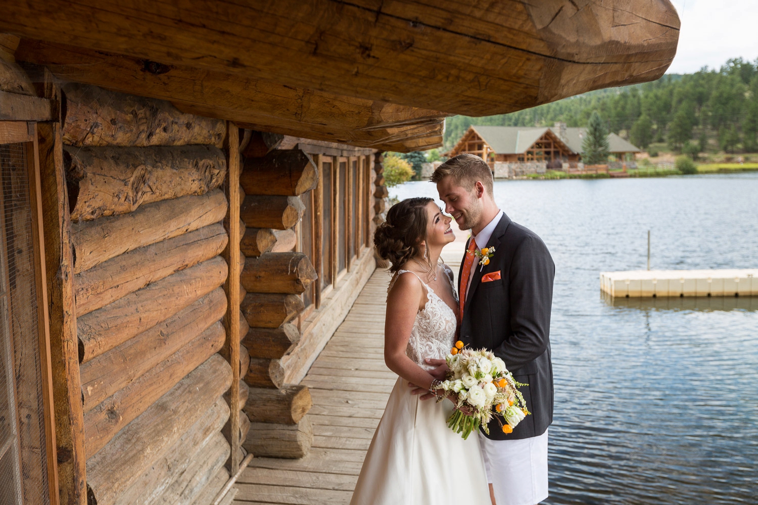 evergreen lake house wedding photography