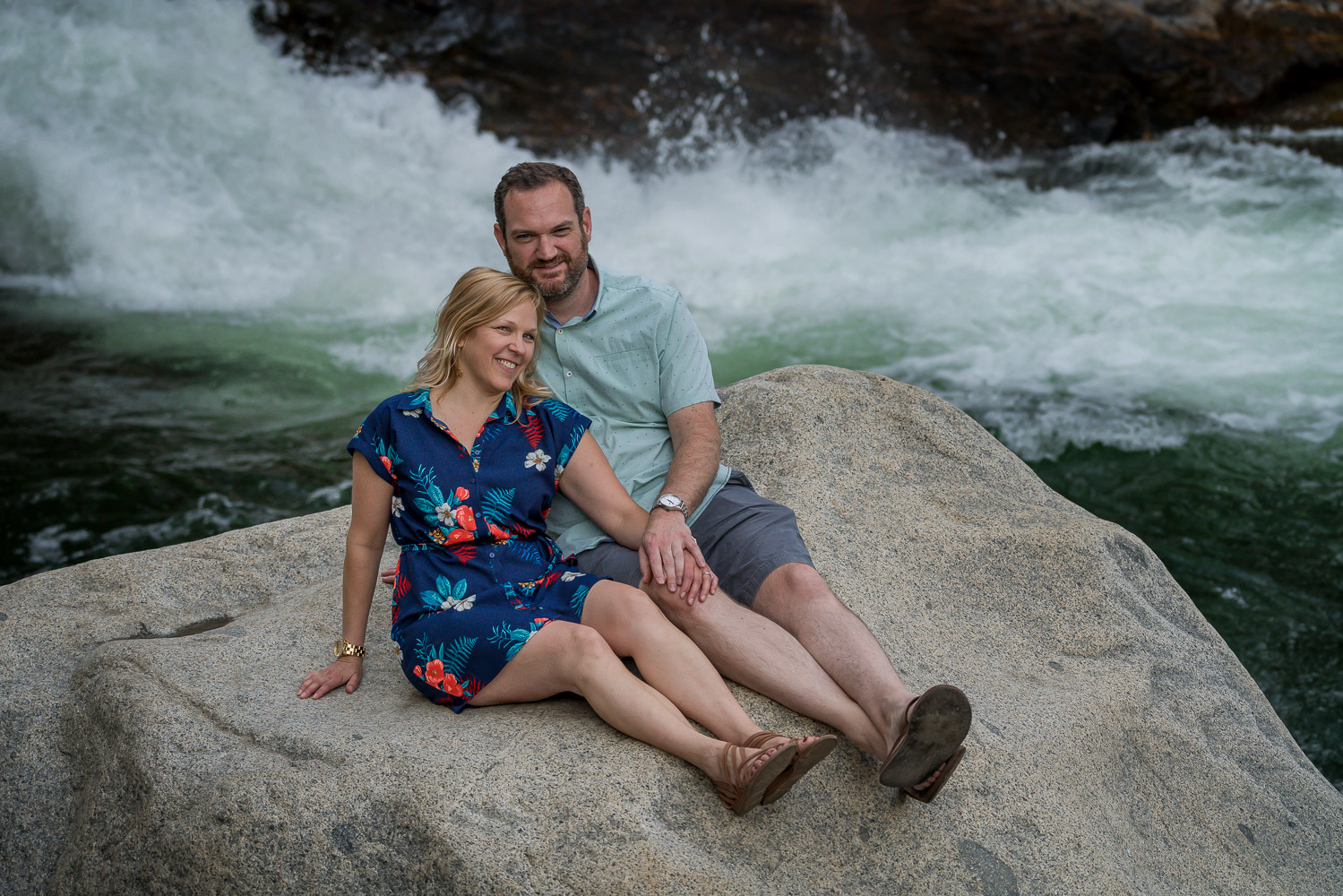 Sequoia National Park Engagement Photos by the River