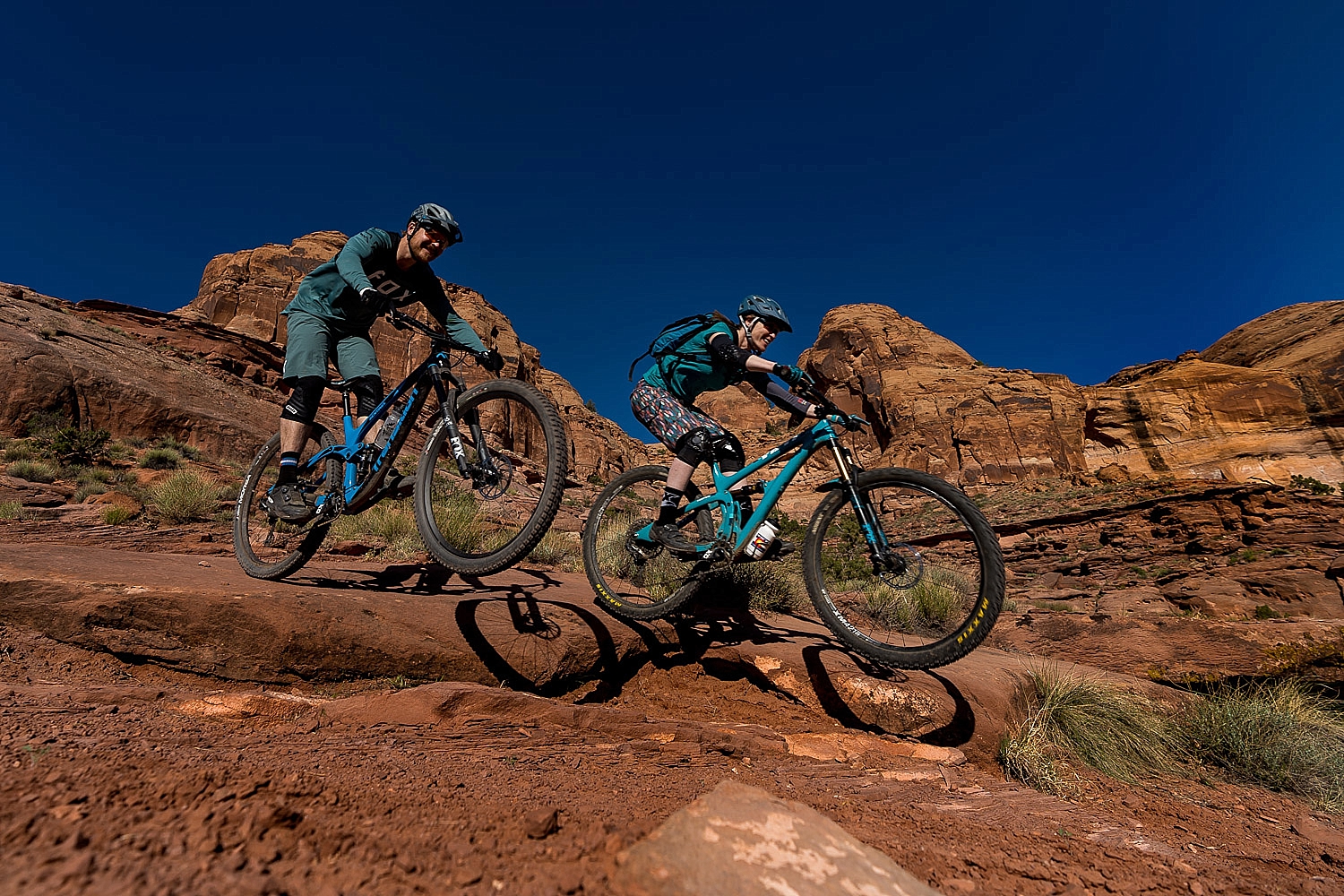 moab mountain biking engagement