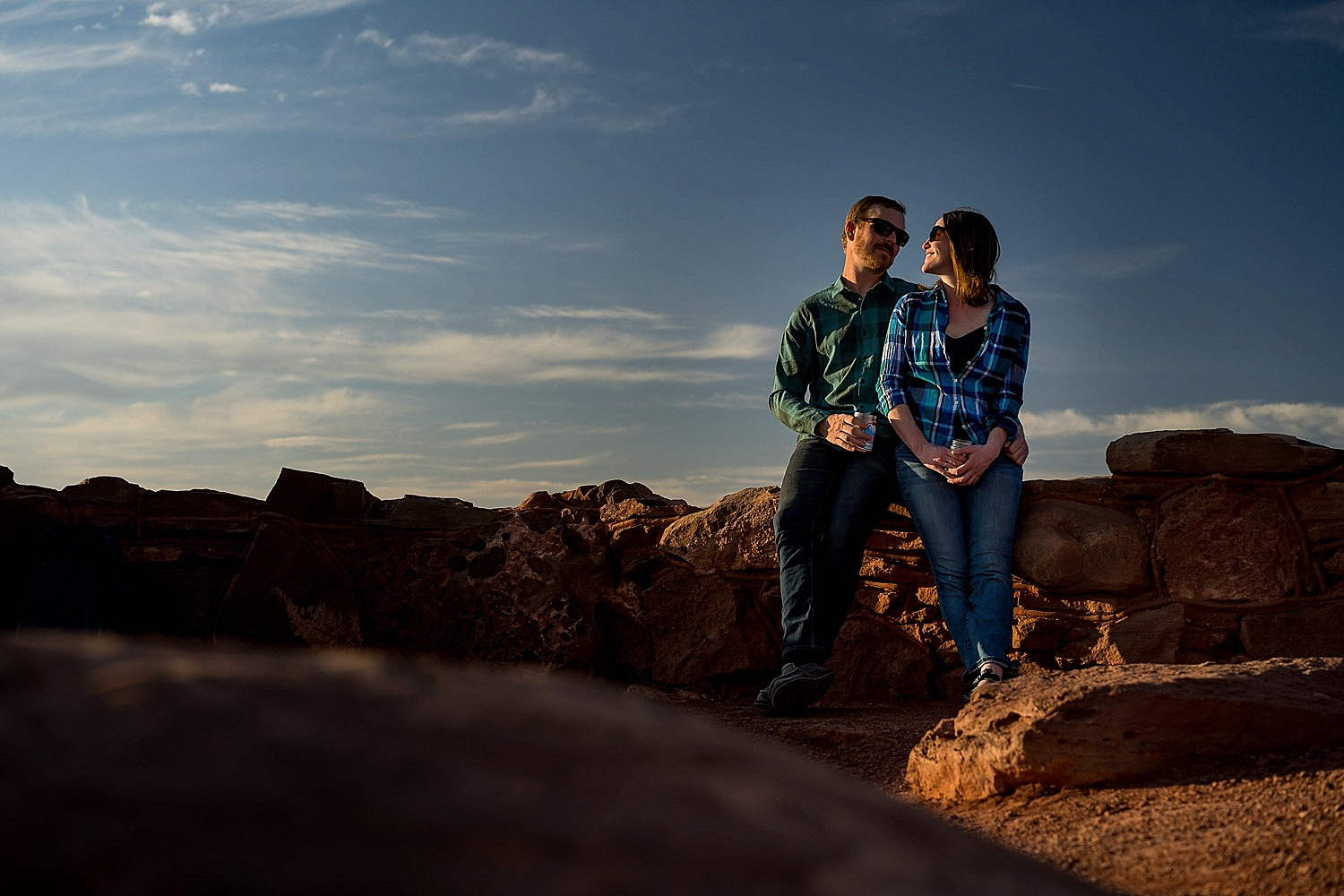 moab engagement photography