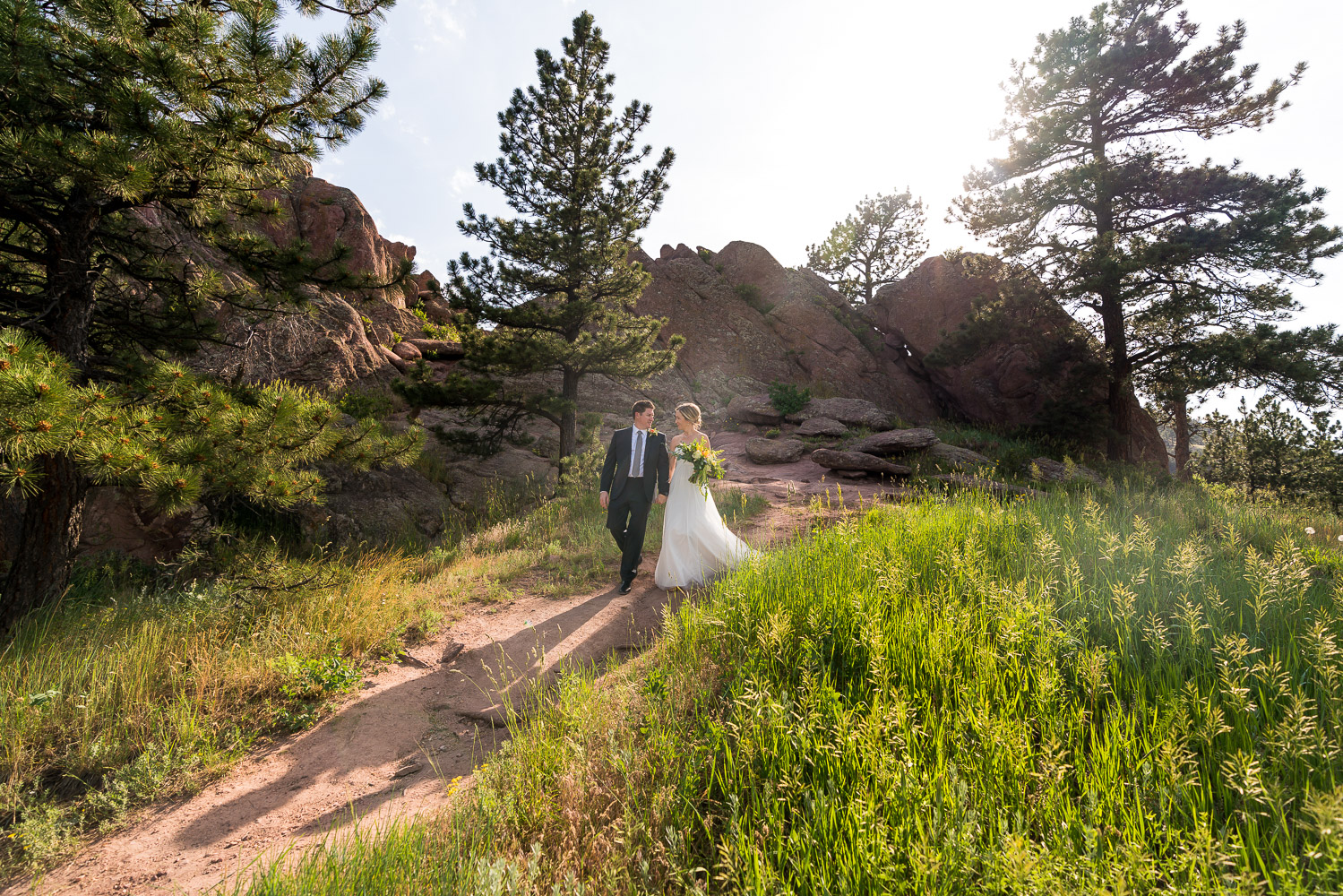 Settlers Park Boulder Intimate Wedding Photography Portraits