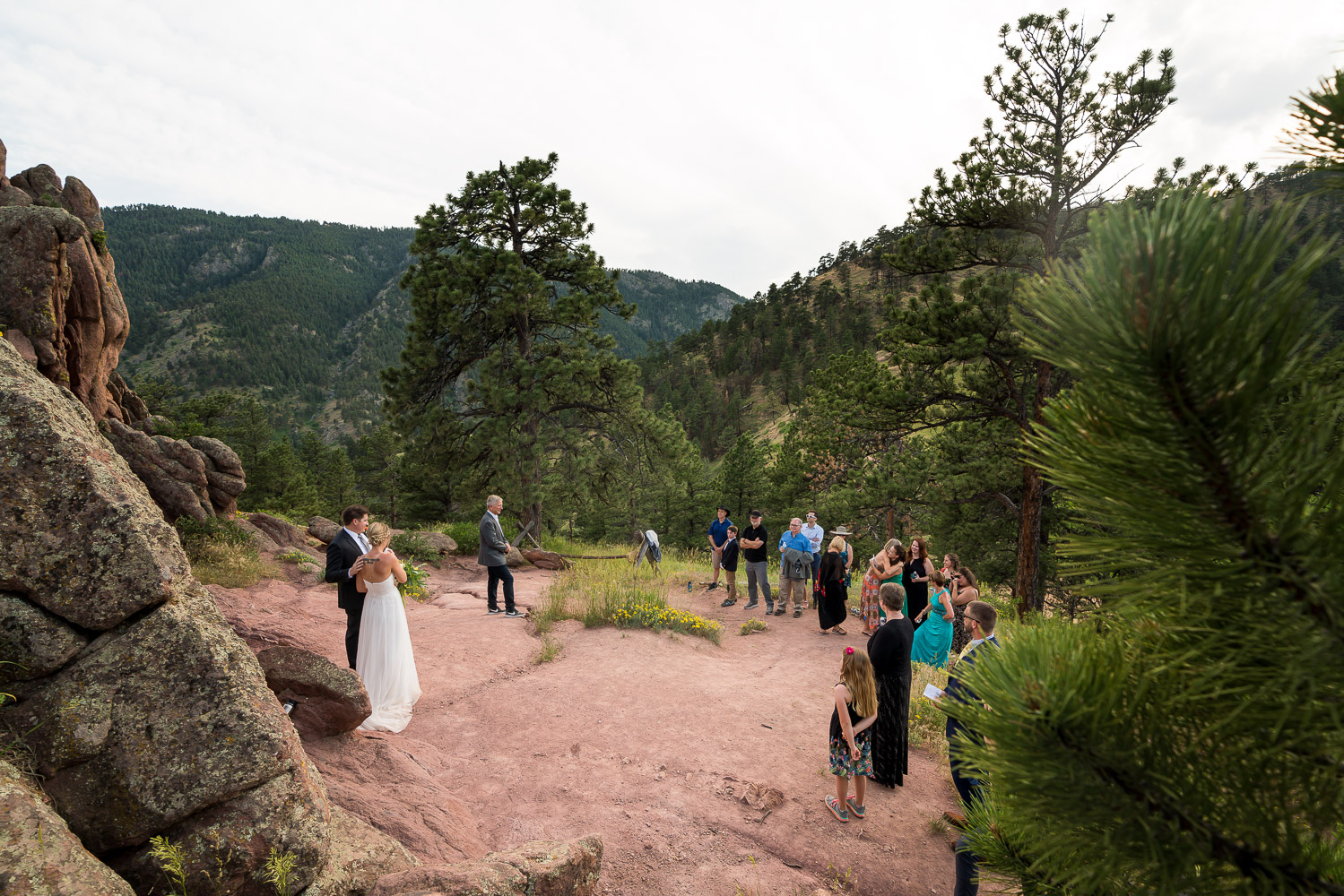 Settlers Park Boulder Intimate Wedding Photography Ceremony