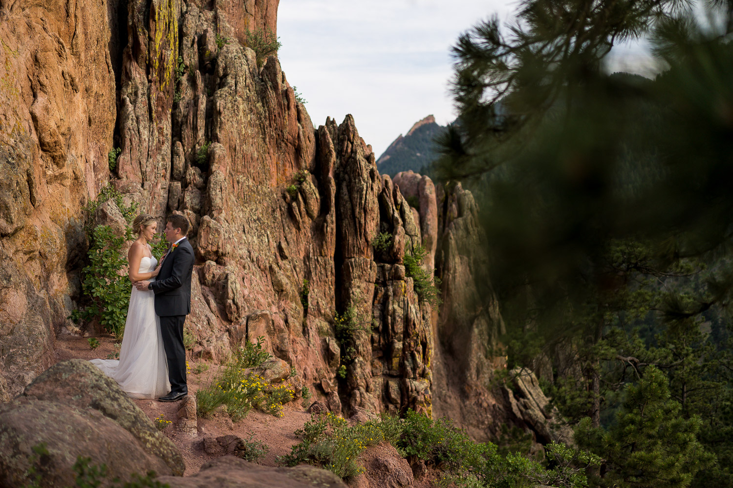Settlers Park Boulder Intimate Wedding Photography Couple Portraits