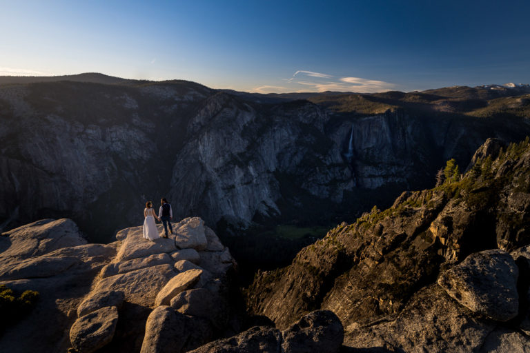 Taft Point Yosemite Adventure Session Kelli and Allan | National Park Wedding Photography