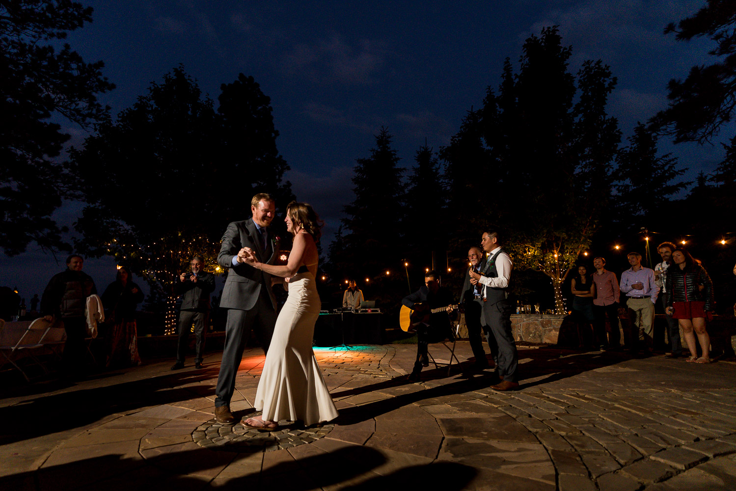 Private Estate Colorado Springs Wedding Photography Reception First Dance
