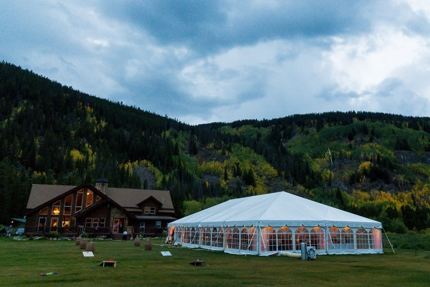 Camp Hale Wedding Tent