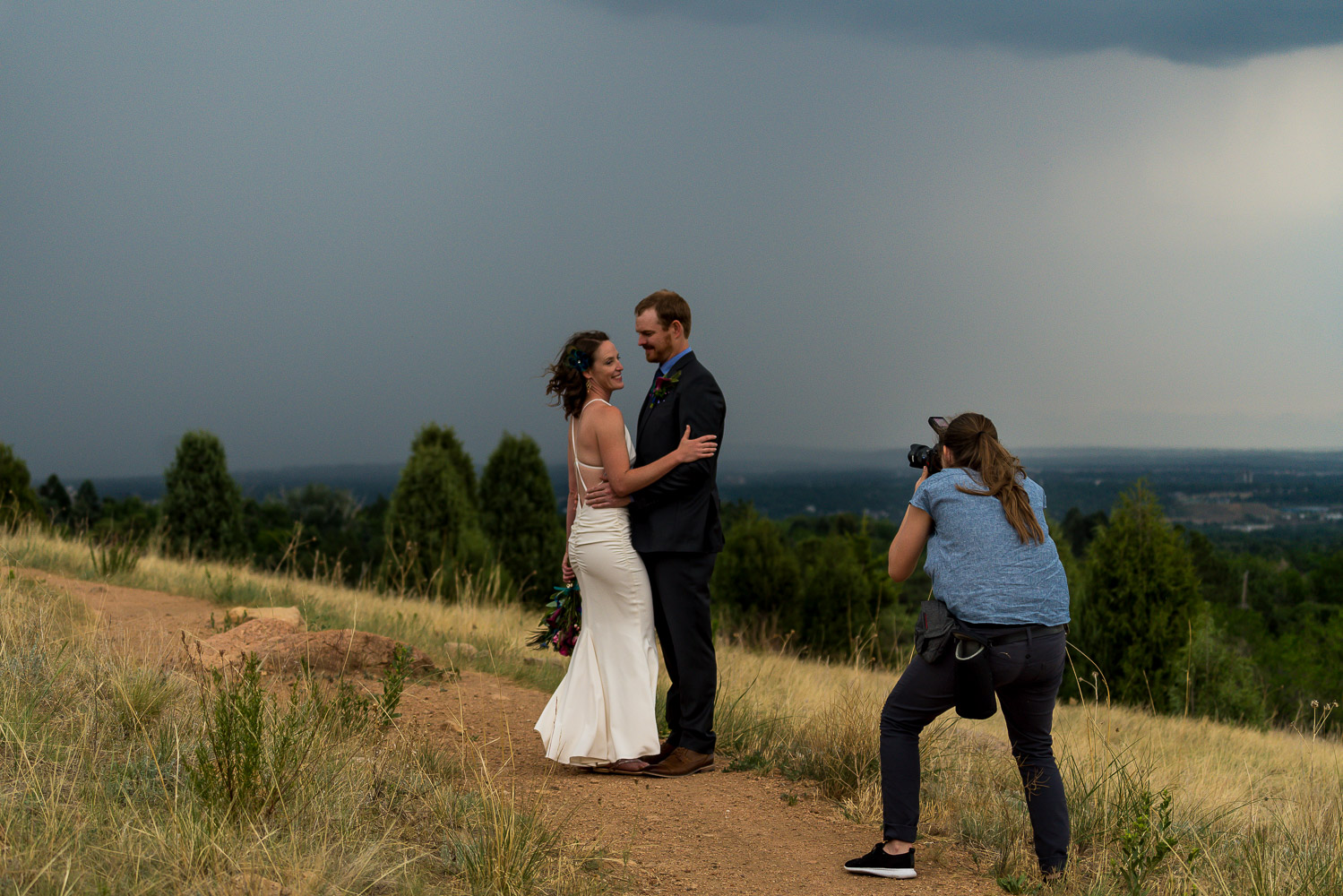 adventurous colorado mountain wedding photography