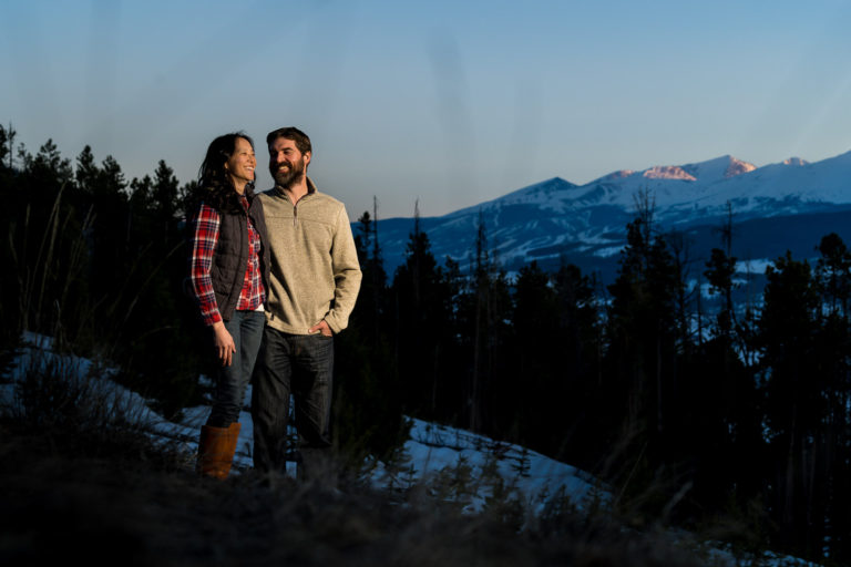 Breckenridge Colorado Engagement Photographer | Wing and Steve