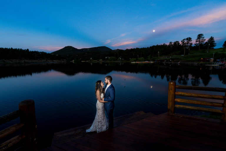 Summer Evergreen Lake Wedding | Noah and Sarah