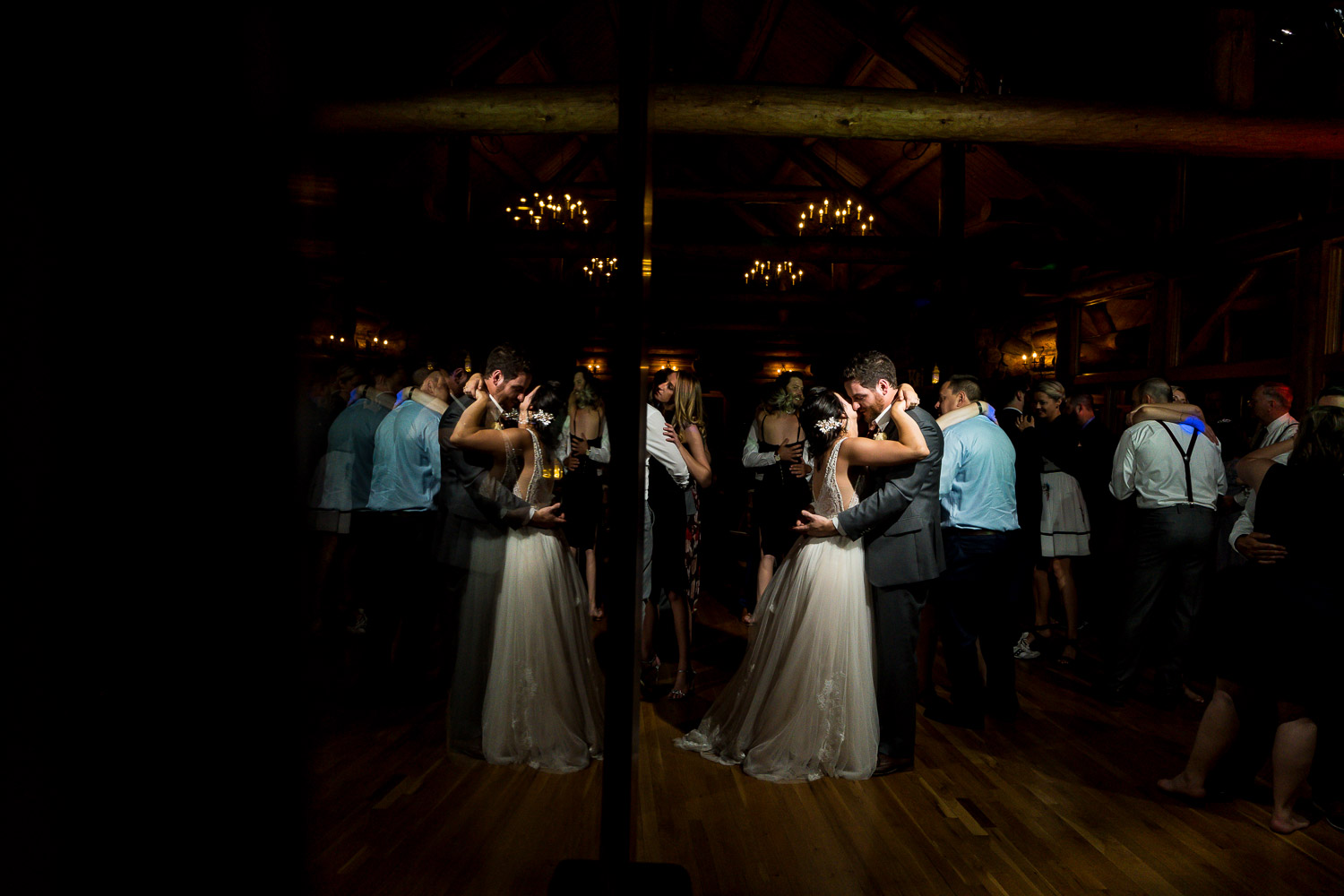 Evergreen Lake House Colorado Wedding Photos Dancing
