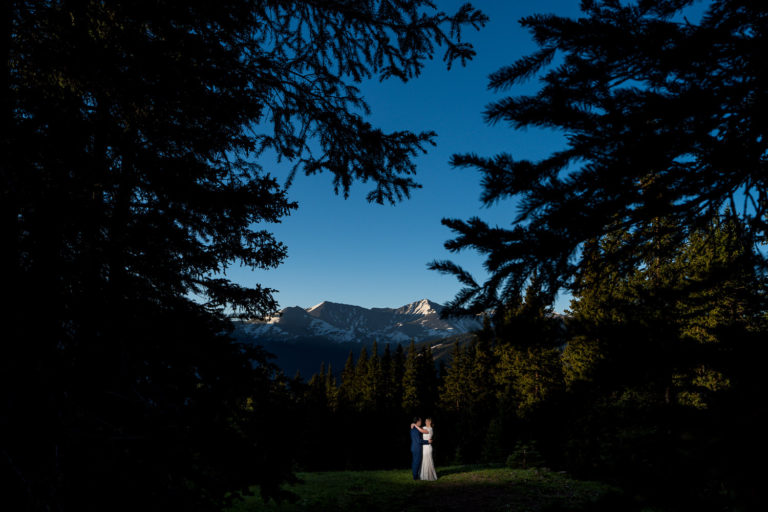 Sunrise Vail Elopement Photography Colorado | Meghan and Igor