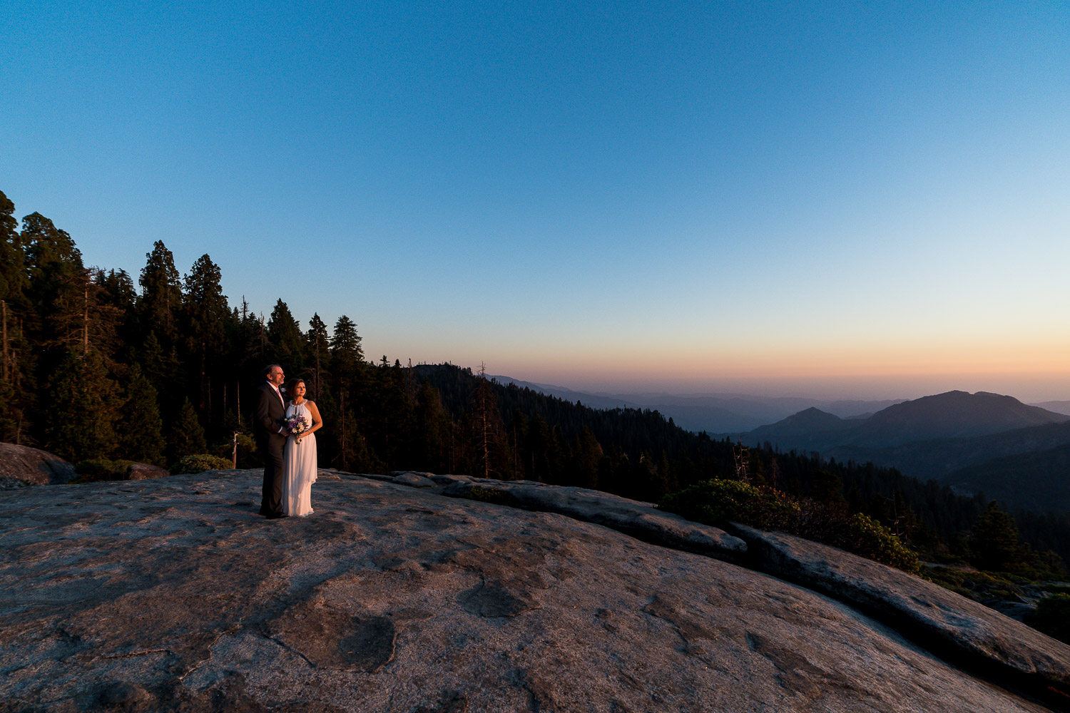 Sequoia Elopement Photographer  sunset