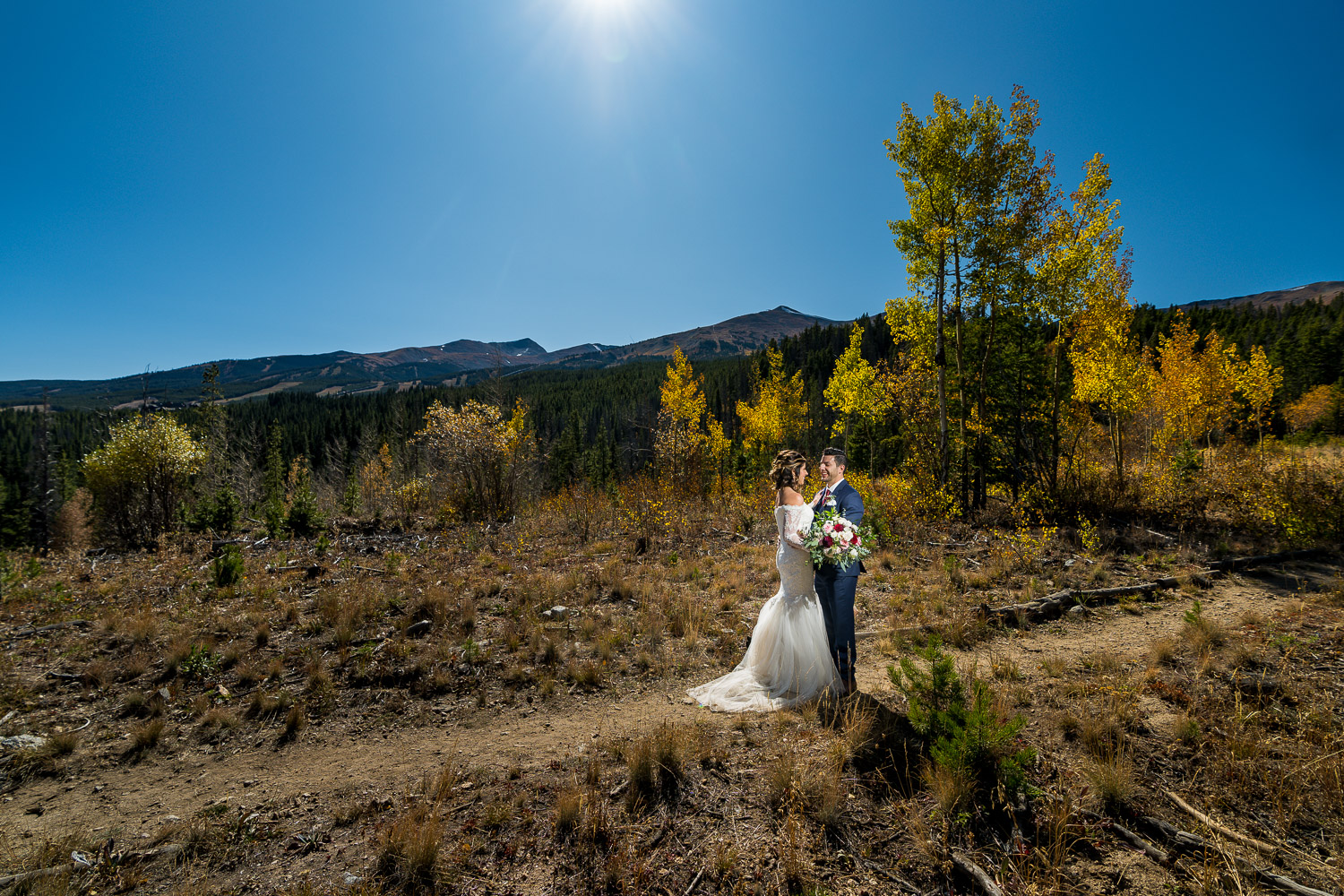 the sevens Breckenridge wedding photos