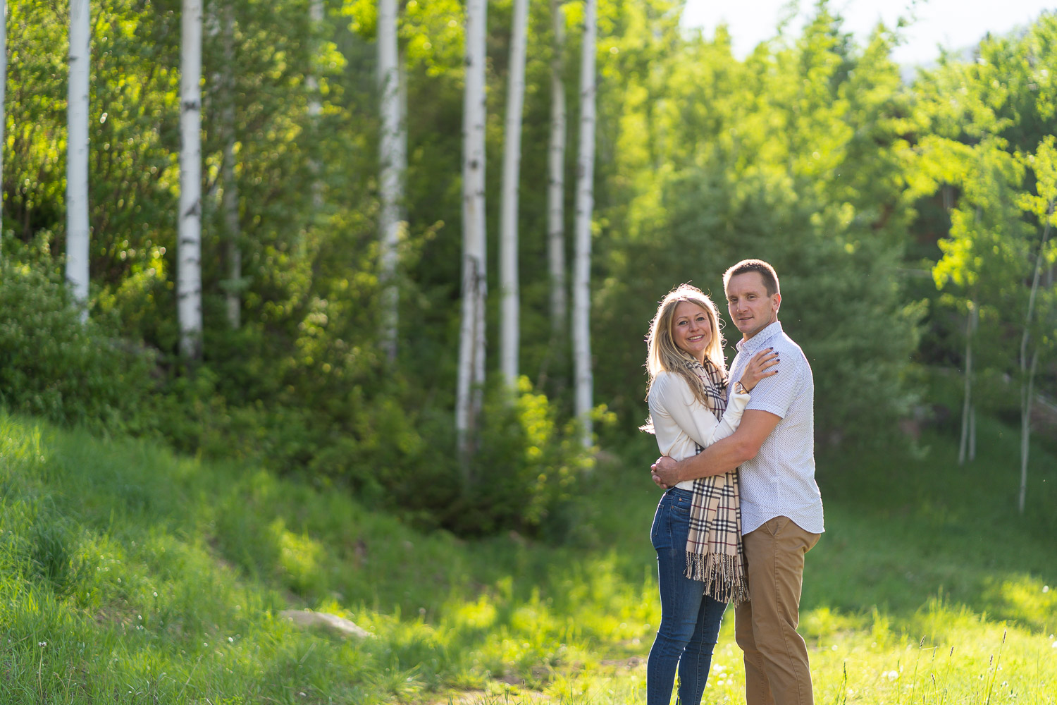 Vail summer engagement photography