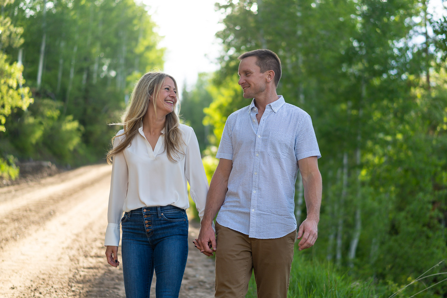 Vail summer engagement photography