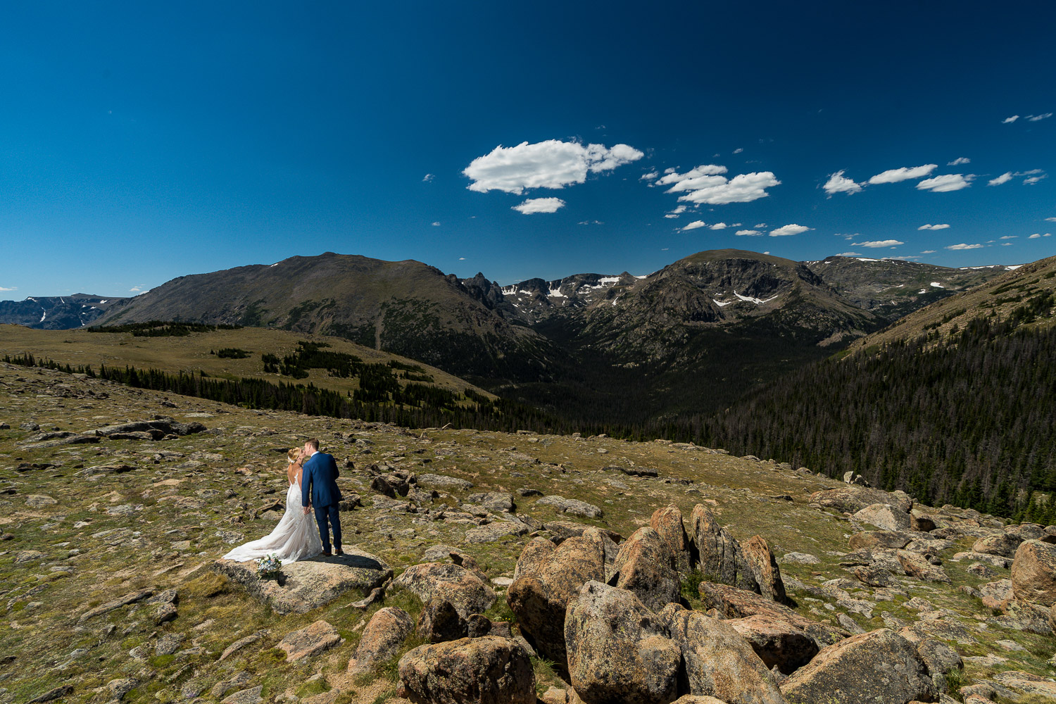 small wedding rocky mountain national park