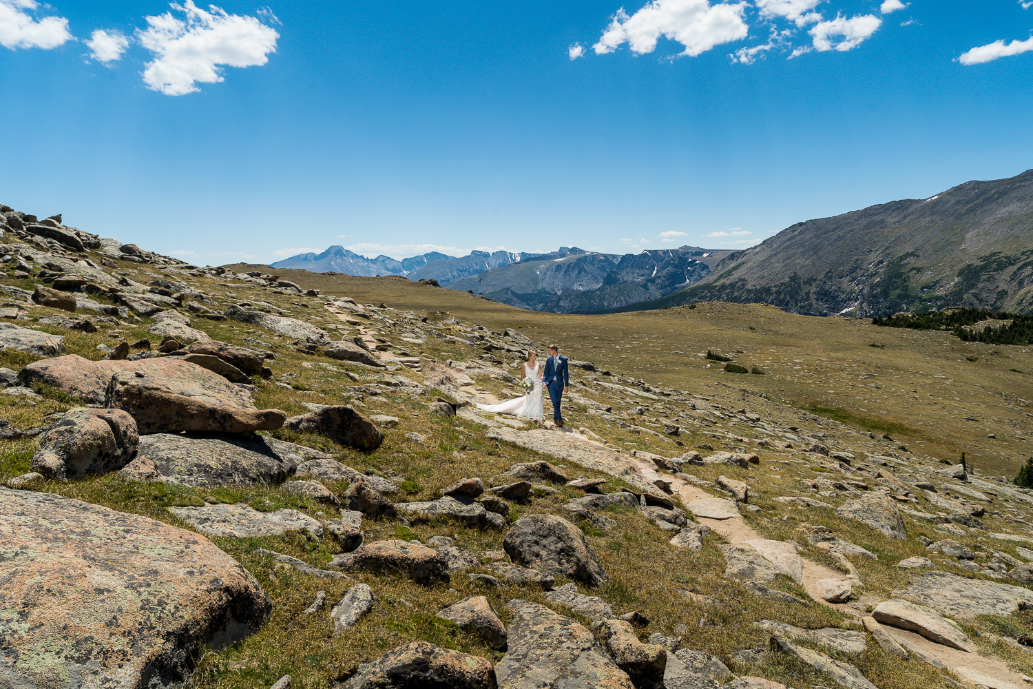 small wedding rocky mountain national park