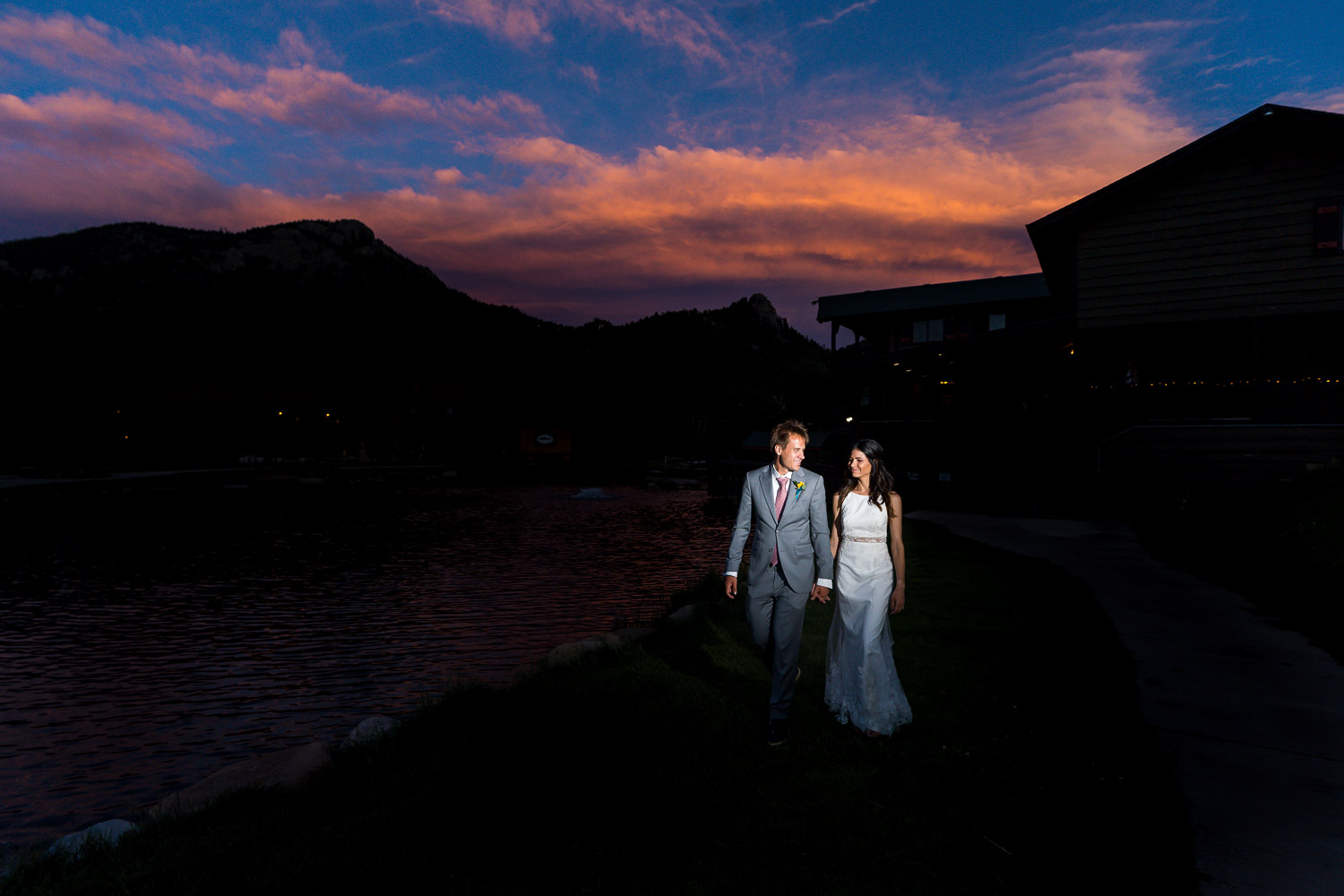Wedding Photography Estes Park Sunset
